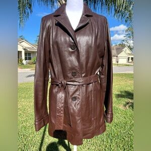 NWOT🌸Wilson’s Brown Leather Jacket